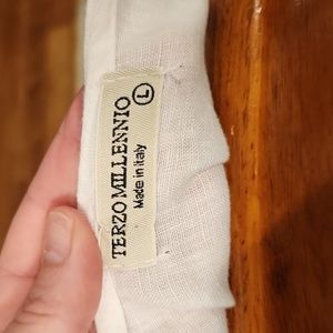 Terzo Millenio white tunic blouse